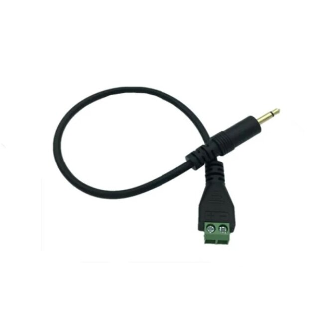 3,5mm Jack (m) mono - Terminal Block audiokabel | 0,30 meter
