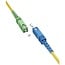 SC/UPC - SC/APC Simplex FTTH kabel | OS2 | geel | LSZH | 5 meter