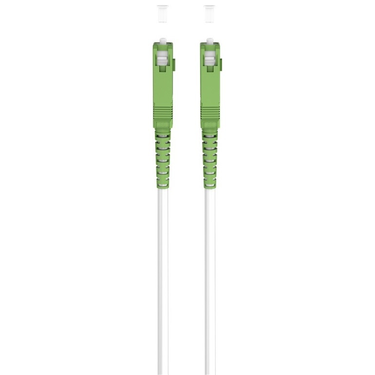 Goobay Glasvezelkabel (FTTH), Singlemode (OS2) White, wit (Simplex), 20 m