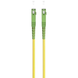 Goobay SC/APC Simplex FTTH kabel | OS2 | geel | LSZH | 0,50 meter