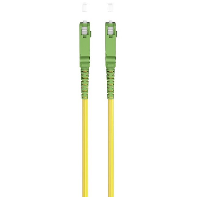 SC/APC Simplex FTTH kabel | OS2 | geel | LSZH | 1 meter