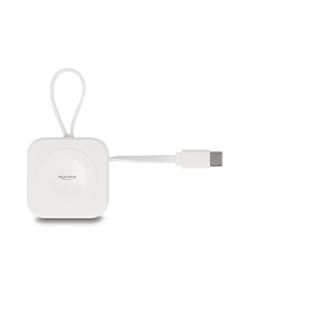 Delock USB Type-C™ Charging Pad for Apple Watch white magnetic