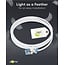 Goobay Ultra-Flexible CAT 6A Patch Cable, Slim, U/FTP, white 5 m