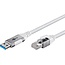 Goobay USB-A 3.0 to RJ45 Ethernet Cable 2 m