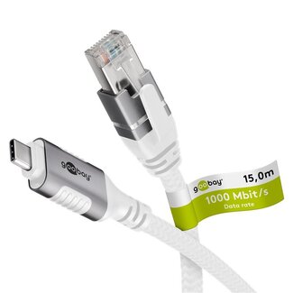 Goobay Goobay USB-C™ 3.1 to RJ45 Ethernet Cable 15 m