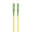 SC/APC Simplex FTTH kabel | OS2 | geel | LSZH | 2 meter