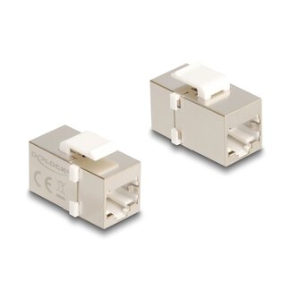 DeLOCK Delock Keystone Module RJ45 jack to RJ45 jack Cat.6 FTP