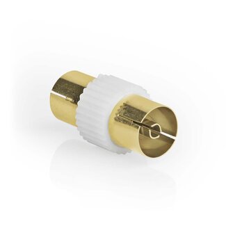 Nedis Nedis IEC (v) - IEC (v) coax koppelstuk | verguld