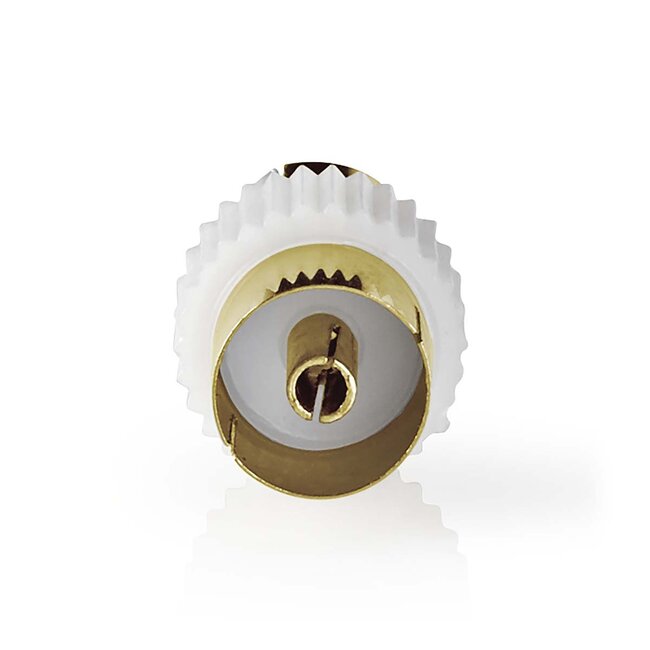 Nedis IEC (v) - IEC (v) coax koppelstuk | verguld