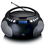 Draagbare radio CD/MP3 met USB en Bluetooth Zwart