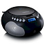 Draagbare radio CD/MP3 met USB en Bluetooth Zwart