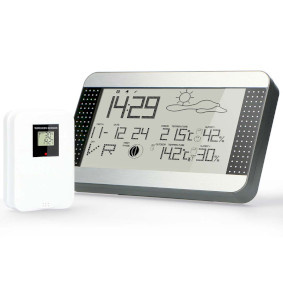 Alecto WS-1700 - Professioneel Weerstation met draadloze Buitensensor - 2-in-1