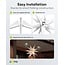 Goobay LED Christmas Star 3D, Ø 56 cm, battery-operated