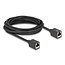 Delock Network Extension Cable Coupler RJ45 jack to RJ45 jack Cat.6A S/FTP 5 m black