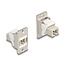 Delock Panel Mount Keystone Module Optical Fiber SC Simplex female to female conical