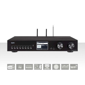 Imperial DABMAN i560 CD DAB+ en internetradio reciever - 2x 30Watt - Wi-Fi - Ethernet - zwart