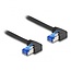 SFTP CAT6a netwerkkabel | haaks (links) / haaks (links) | zwart | LSZH | 1 meter