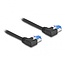 SFTP CAT6a netwerkkabel | haaks (rechts) / haaks (rechts) | zwart | LSZH | 2 meter