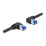SFTP CAT6a netwerkkabel | haaks (links) / haaks (rechts) | zwart | LSZH | 2 meter