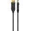 Goobay Optical DisplayPort™ Hybrid Connection Cable 2.0 (AOC), Gold-plated 20 m