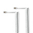 Telecomkabel | RJ10 Male | RJ10 Male | 2.00 m | Kabel design: Gekruld | Kabeltype: RJ10 | Wit | Doos