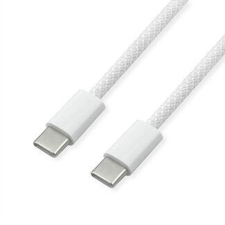 Value VALUE USB 2.0 Kabel, Typ C-C, ST/ST, 60W, weiß, 2 m