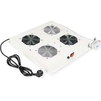 Roline ROLINE 19-inch dakventilatie unit met 2 ventilatoren, grijs