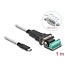 Delock Adapter USB Type-C™ to 1 x Serial RS-422/485 male with 6 pin terminal block 5 V 1 m