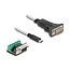 Delock Adapter USB Type-C™ to 1 x Serial RS-422/485 male with 6 pin terminal block 5 V 1 m