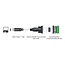 Delock Adapter USB Type-C™ to 1 x Serial RS-422/485 male with 6 pin terminal block 5 V 1 m