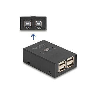 DeLOCK Delock USB 2.0 Switch 2 PC to 4 devices