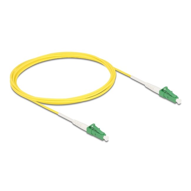 Delock Cable Optical Fibre LC-APC to LC-APC Simplex Singlemode OS2 2 m
