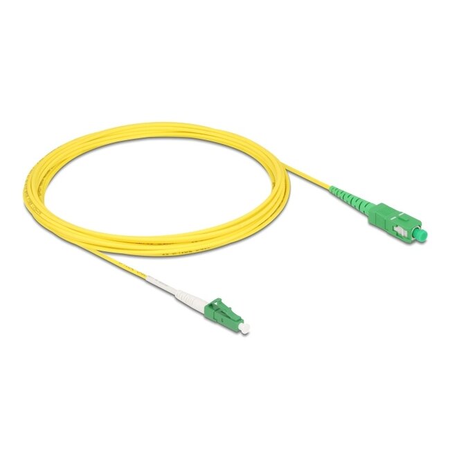 Delock Cable Optical Fibre LC-APC to SC-APC Simplex Singlemode OS2 5 m