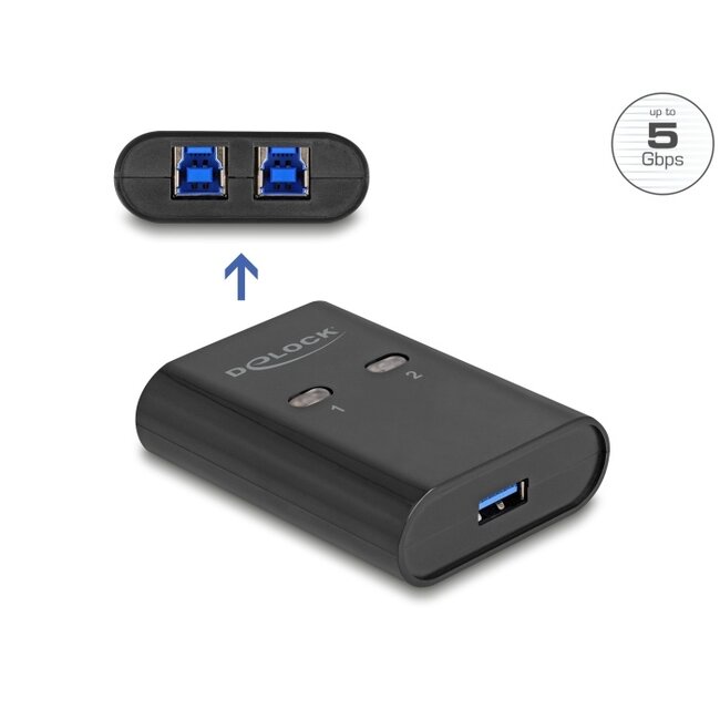 Delock USB 5 Gbps Switch 2 PC to 1 device