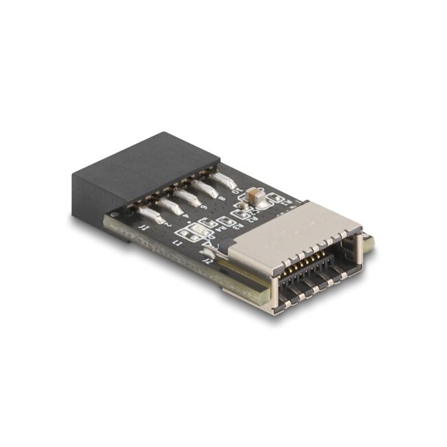 Delock USB 2.0 Adapter Pin Header female to internal USB Type-E Key A female