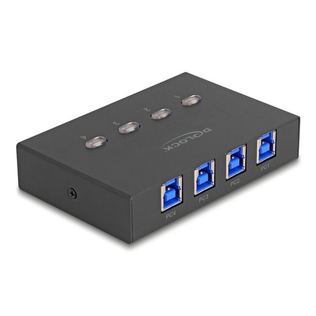 Delock USB 5 Gbps Switch 4 PC to 1 device