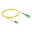 Delock Cable Optical Fibre LC-APC to SC-APC Simplex Singlemode OS2 2 m