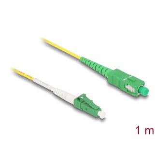 DeLOCK Delock Cable Optical Fibre LC-APC to SC-APC Simplex Singlemode OS2 1 m