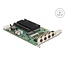 Delock PCI Express x4 Card to 4 x M12 Gigabit LAN PoE+