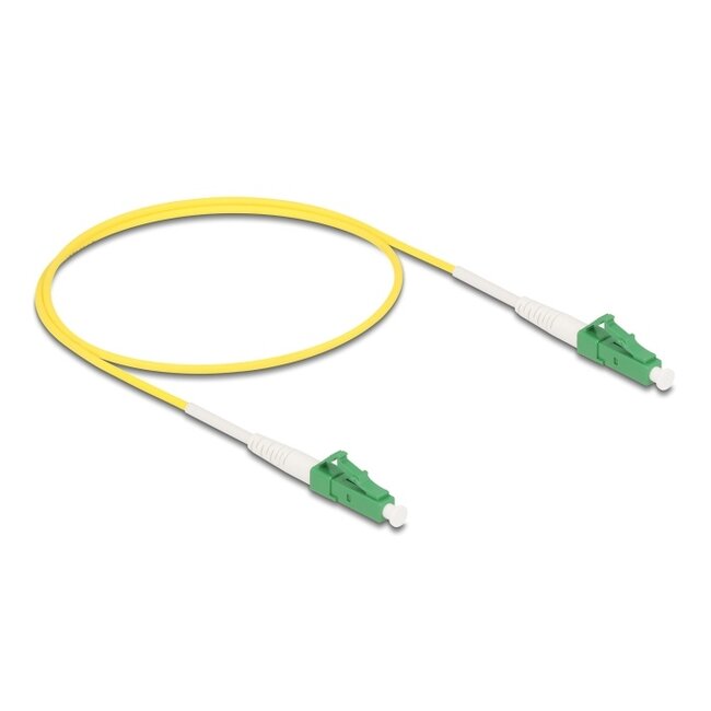 Delock Cable Optical Fibre LC-APC to LC-APC Simplex Singlemode OS2 0.5 m