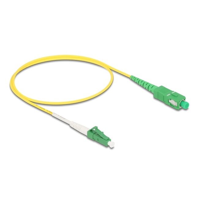 Delock Cable Optical Fibre LC-APC to SC-APC Simplex Singlemode OS2 0.5 m