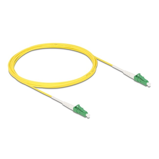 Delock Cable Optical Fibre LC-APC to LC-APC Simplex Singlemode OS2 3 m
