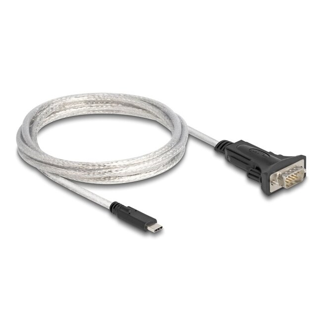 Delock Adapter USB 2.0 Type-C™ to 1 x Serial RS-422/485 male with 6 pin terminal block 5 V 2 m