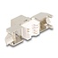 Delock Keystone Module RJ45 jack Cat.6A STP 4 pieces