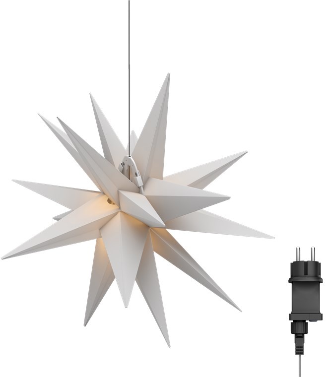 Goobay LED Christmas Star 3D,Ø 56 cm, 4.5 V outdoor transformer |