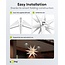 Goobay LED Christmas Star 3D, Ø 56 cm, 4.5 V outdoor transformer