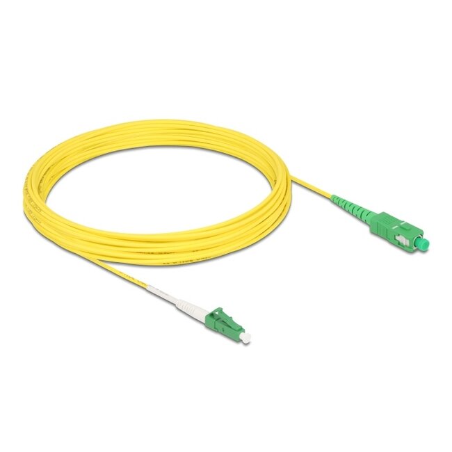 Delock Cable Optical Fibre LC-APC to SC-APC Simplex Singlemode OS2 10 m
