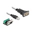 Delock Adapter USB 2.0 Type-A to 1 x Serial RS-422/485 male with 6 pin terminal block 5 V 0.5 m