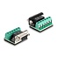 Delock Adapter USB 2.0 Type-A to 1 x Serial RS-422/485 male with 6 pin terminal block 5 V 0.5 m