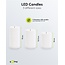 Goobay Set of 3 LED Candles "Outdoor"